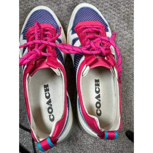 Coach multicolor citysole‎ runner sneakers size womens 9 - Picture 7 of 8